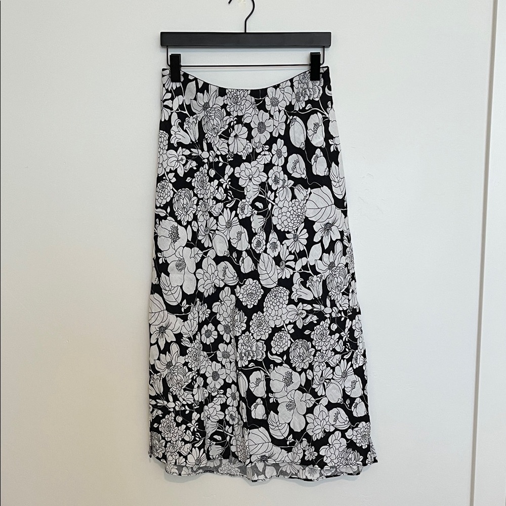 J.Crew Gwyneth Linen Slip Skirt in Floral